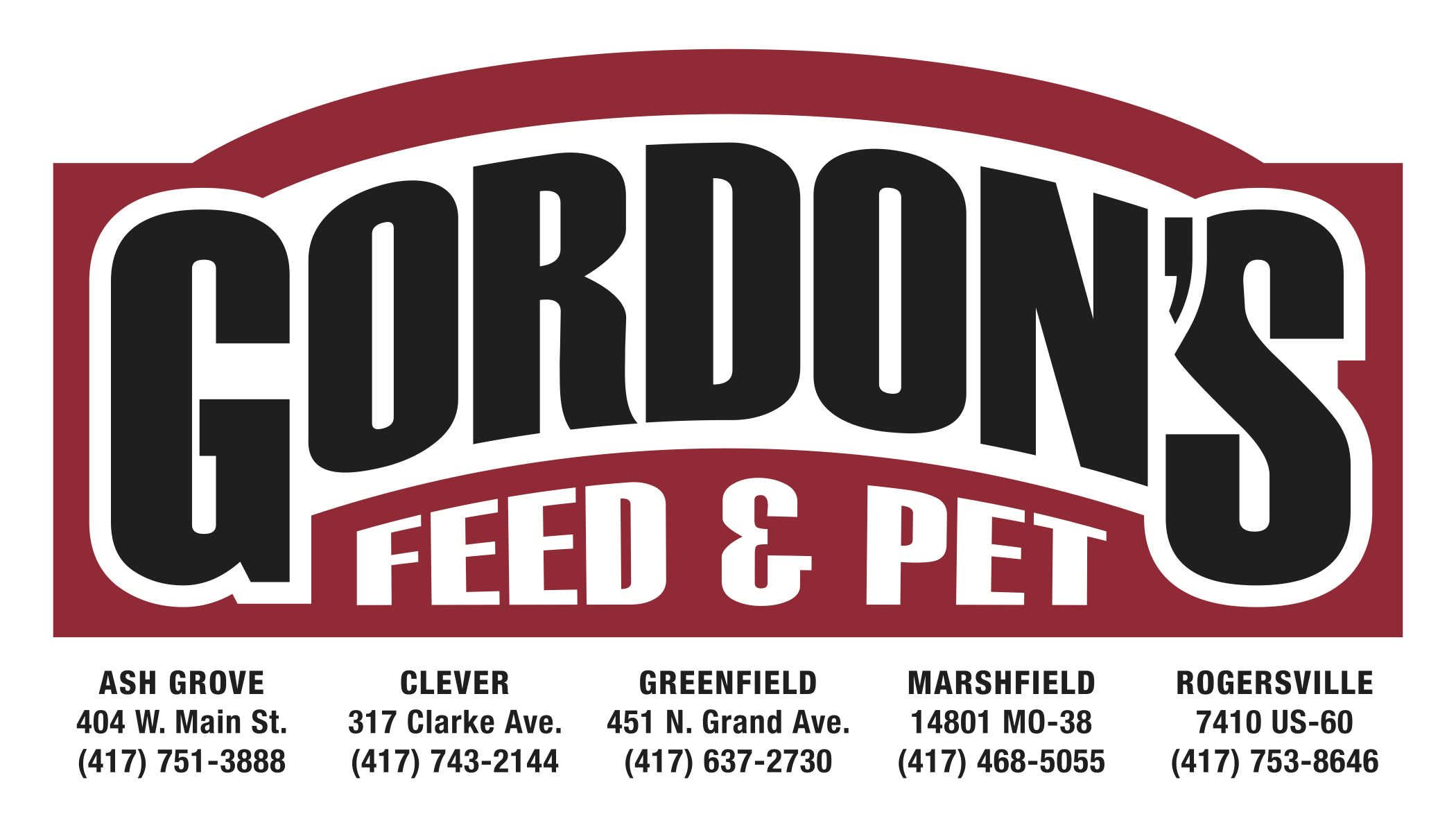 gordon's feed and pet logo